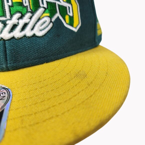 Seattle Supersonics 47 Brand Snapback Hat  Hardwood Classics Adjustable - Picture 3 of 10